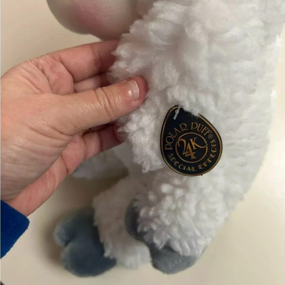 NWT 24k Dumplings 1991 Polar Puff Lamb Plush Sheep Lambington White Fluffy 16”